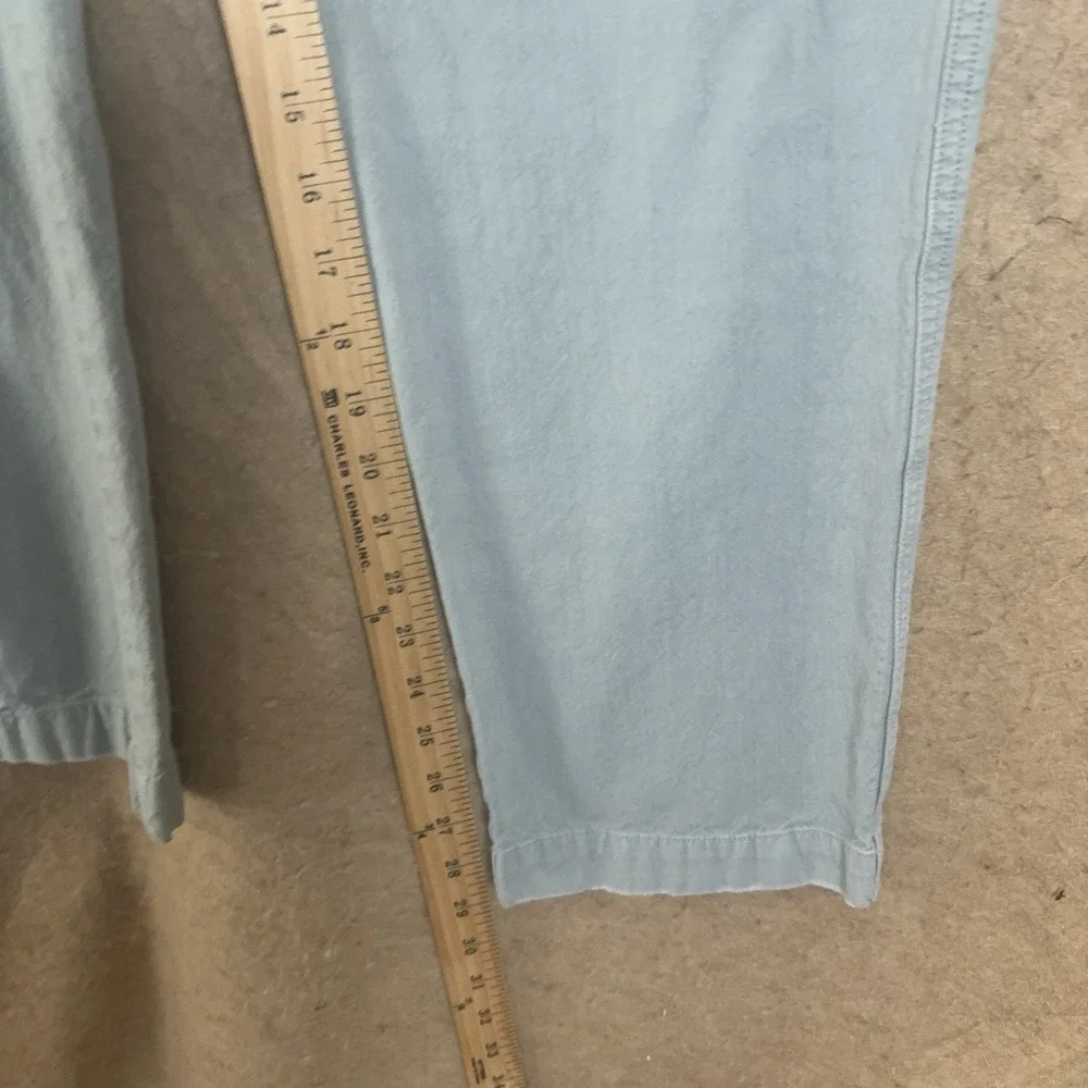 VTG Polo Ralph Lauren Slim Gi Fit Chinos Mens 33x29 Blue Lightweight - SIZE NOTE